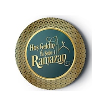 2 Paket 8'li Karton Tabak Hoşgeldin Ramazan - Parti Tabağı