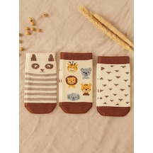 Civil Baby Erkek Bebek 3'lü Çorap Set 6-18 Ay - Standart