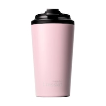 Made By Fressko Grande Boy Paslanmaz Çelik Çift Duvar Yeniden Kullanılabilir Kahve Bardağı, Termos, Yalıtımlı Termal Kupa, 475 Ml Floss - Açık Pembe