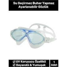 Premium Junior Su Geçirmez Buhar Yapmaz Ayarlanabilir Gs3 Çocuk Silikon Havuz Deniz Yüzücü Gözlüğü Çok Renkli