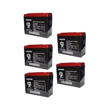 Monero 12v-20 Amper Dik E-bıke Akü 5'lü Paket 24 Amper Ebatlarında Ebatlar: 180 X 78 X 170mm