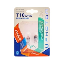 Ampul T10 W5w Chrome 12v Amber Performance Pht Ph5541 Cra B2
