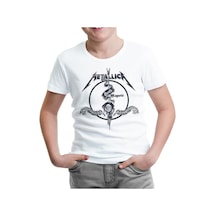 Lord Tshirt Metallica - Death Magnetic Beyaz Çocuk Tshirt