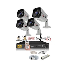 IDS DS-2027HD-SET4-NOHDD 4 Kameralı 1080P Full HD 5 MP Sony Lensli Kamera Seti - 2027
