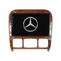 Mercedes S Class Araç Multimedya Android Ekran Carplay Navigasyon Double Teyp 4+64 9" 99-05 Maun Fımex 9"