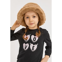 Benittokids Kız Çocuk Peluş Bucket Şapka 7001