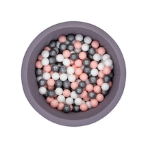 Bubble Pops Gri Sünger Top Havuzu -gri/pembe/beyaz Top