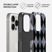 İphone 14 Pro Max İçin Magsafe İle Uyumlu Tough Kılıf, Trouble Çok Renkli