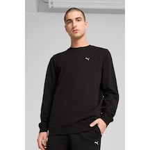 Puma Ess Elevated Erkek Sweatshirt Siyah