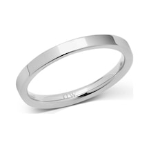 Line Ring Polished Silver 2.5mm Gümüş