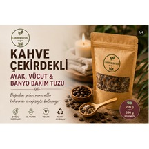 Laborem Natura Kahve Çekirdekli Çok Amaçlı Banyo, Ayak Ve Vücut Tuzu Mineralli Rahatlatıcı Bakım Tuzu 200 G