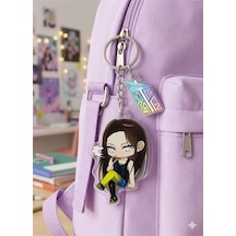 Owl Bag Alien Stage - Hyuna Desenli Acrylic Anahtarlık Çanta Süsü Mıx
