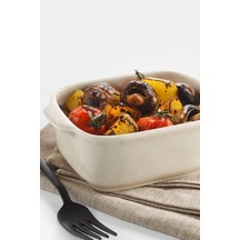 Kütahya Porselen Cookwell 2 Parça 15 CM Fırın Kabı Tarçın