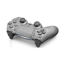 Gamepad Ps4 Uyumlu - Siyah Beyaz Nd400x Evimdeyokyok