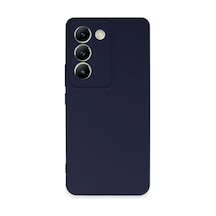 V30 Lite 4g Kılıf First Silikon - Lacivert Bz8683140784690