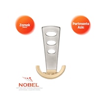 Bemol Lüks Portmanto Askı, Metal, Vestiyer Askı, 185 Gr, Dolap Askılık, Duvar Askılığı, Albrifin Saten Vidalı
