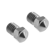 3D Printer Yazıcı Extruder V5 V6 Nozzle M6 Diş Çelik 0.8 MM 1