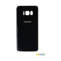 Samsung Galaxy Uyumlu S8+ Plus G955f Arka Cam Kapak Batarya Pil Kapağı Siyah Diğer