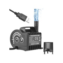 Yaozixa 5v Usb Mini Su Şarjlı Pompa, 8 Vites Hız Ayarlı, 600l/h Akış, 2.2m Yükseklik, Sünger Tabanlı, Akvaryum/baraj/evcil Hayvan İçme Suyu Uygun