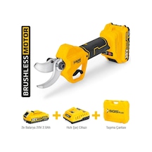 Sgs Akülü Bağ Budama Makası 20v 2 2.0 Ah 32 Mm Kömürsüz Motor Sgs5558