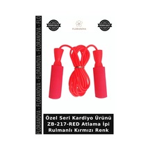 Özel Seri Kardiyo Ürünü Zb-217-red Atlama İpi Rulmanlı Kırmızı Renk