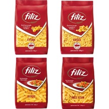 Set 4 Adet Makarna Burgu-fiyonk-dirsek-ince Uzun