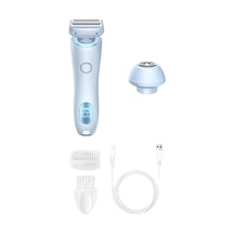Klaria Ladyglow Pro Saniyeler İçinde İpeksi Pürüzsüz Bir Cilt İçin Nano Tıraş Makinesi Islak Ve Kuru Tıraş İçin Su Geçirmez Kadın Epilatörü