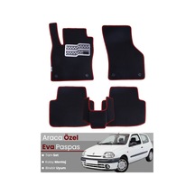 Renault Clio 2 1998-2004 Uyumlu Eva Paspas Tam Set Araca Özel,oto Paspas 245