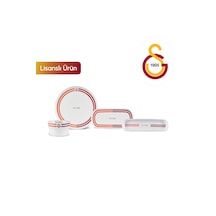 Karaca X Taraftar Lisanslı Forever Bone 14 Parça 6 Kişilik Kahvaltı Takımı Kırmızı