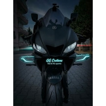 Gg Creations Yamaha R25 & R3 Uyumlu Aerodynamic Winglet Sportif Yan Kanat Seti Boyasız Mat Siyah