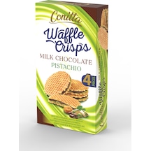 Conitta Waffle Crisps - Antep Fıstıklı Sütlü Çikolatalı Gofret 100 Gr