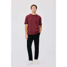Defacto Tailored Fit Düz Paça Her Yöne Esneyen Yumuşak Tuşe Cepli Pantolon C7508ax26aubk27 Siyah-bk27