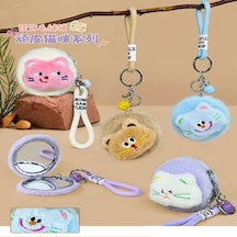 Peluş Cep Aynası Çok Renkli