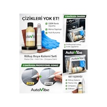 Rötuş Boya Kalemi Seti Vw Skoda Audi Lb9a Şeker Beyazı Pasta Cila Zımpara Set