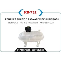 Kaya Yedek Su Deposu Genleşme Kavanozu Opel Vıvaro B 14 Renault Trafıc Iıı 14 Opel Vıvaro B 14 19 1. 6dci R9m Kapaklı Kr-732 95517213 217106703r 217101893r