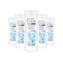 Clear Women Kepeğe Karşı Etkili Şampuan Hyaluron Nem Terapisi 350 Ml 5 Adet-254