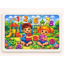 Sayılar - 24 Parça Ahşap Puzzle