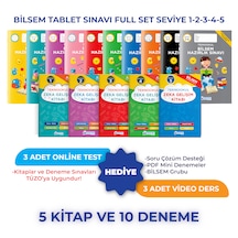 Bilsem Tablet Sınavı Full Set Seviye 1-2-3-4-5