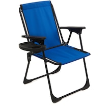 Natura Kamp Sandalyesi Oval Bardaklıklı - Mavi