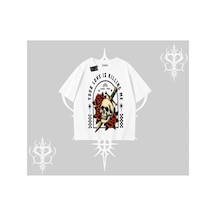 Tarzsokak Oversize Tshirt Your Love Is Killing Me Dead Romance Beyaz