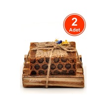 Hediyelik Ardıç Katranı Sabunu El Yapımı Doğal Paletli 110 G x 2