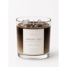 Tr Craft To Inspire Americano Kahve Kokulu Soya Mum, Dekoratif Cam, 230g Diğer