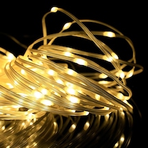 Led Dize Işıklar Pil Usb Powered Açık Bakır Tel Peri Işıklar Yeni Yıl Partisi Ev Düğün Bahçe Dekorasyon Için Noel Çelenk Usb Power 10m Sıcak Beyaz