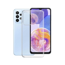 Samsung Galaxy Uyumlu A23 1mm Süper Silikon Şeffaf Kapak