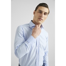 D'S Damat Ds Damat Slim Fit Mavi Nano Care Gömlek 5hf02ortsg01 Mavi