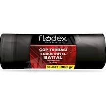 Flodex Endüstriyel Çöp Torbası Battal Boy 30'lu 800 Gr