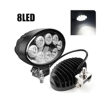 8 Power Ledli Oval 9-60 Volt 24w Ip67 Çalışma Lambası