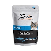 Felicia Somonlu Tahılsız Pouch Konserve Yetişkin Kedi Maması 85 G