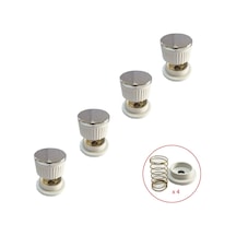 Luxell Uyumlu Düğme 4 Lü Ankastre Set Üstü Ocak Düğmesi Yaylı - 551842917