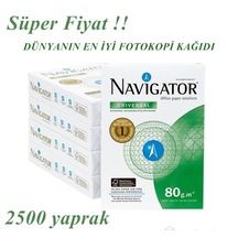 Navigator A4 Fotokopi Kağıdı 80Gr 2500Yaprak X 4Koli